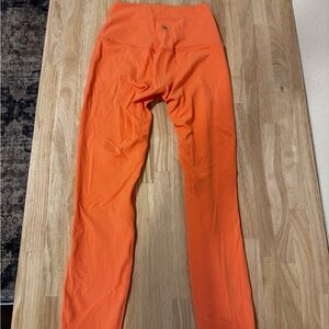 lululemon athletica Vibrant Orange Leggings
